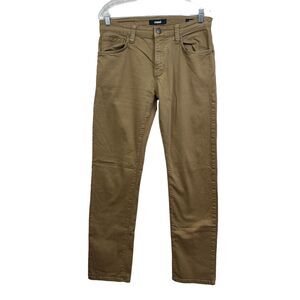 Mavi Mens Zach Pants Chino Straight Leg Stretch‎ Flat Front 5 Pocket Taupe Sz 34